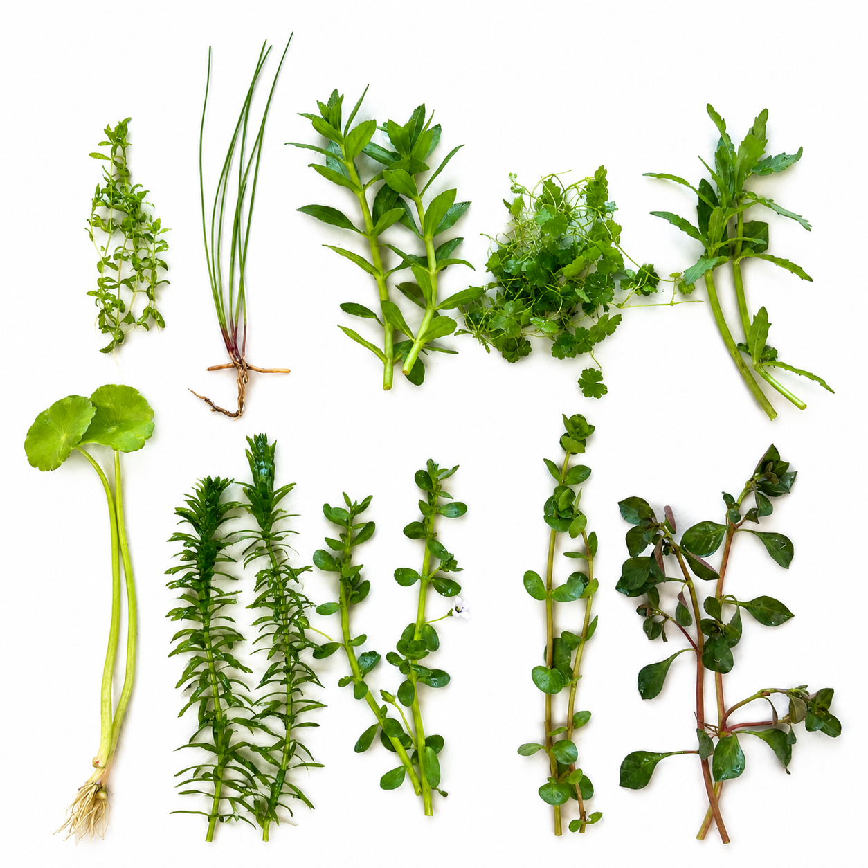 Combo :10 special live aquarium plant . Easy for beginners . BUY 2 GET 1 FREE